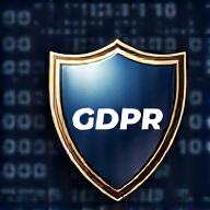 Simbolo di scudo e GDPR che rappresenta la protezione dei dati